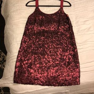 Sequin theory dress